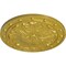 Ekena Millwork Foster Acanthus Leaf Ceiling Medallion (Fits Canopies up to 2 1/4"), 20 1/2"OD x 1 1/2"P, Rich Gold CM20FORGS - alternate 2